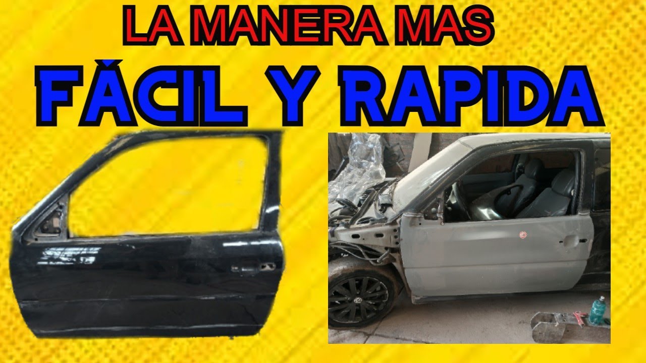 como cambiar panel de puerta de un auto/como cambiar paño de puerta de la manera mas facil