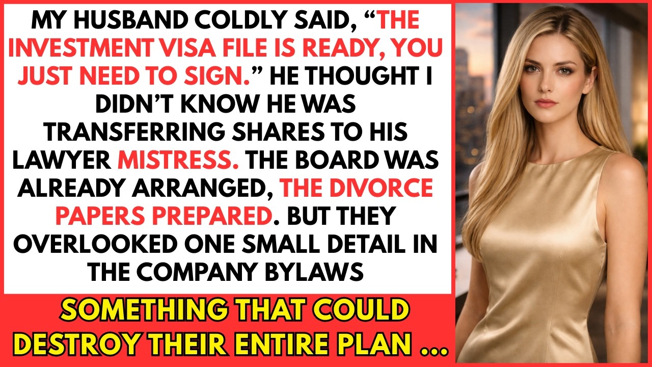 My Husband Transferred Shares to His Mistress for an Investment Visa — But It Required My Signature