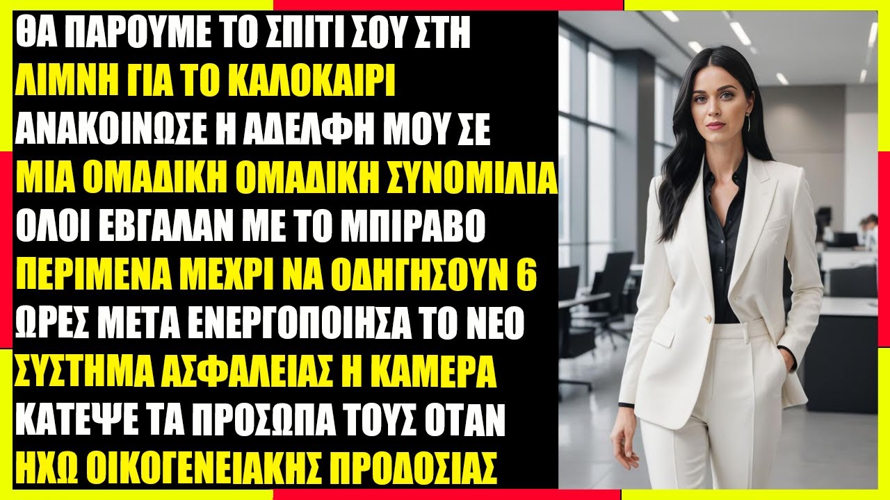 «Παίρνουμε το εξοχικό για το καλοκαίρι!» είπε η αδελφή μου. Περίμενα…