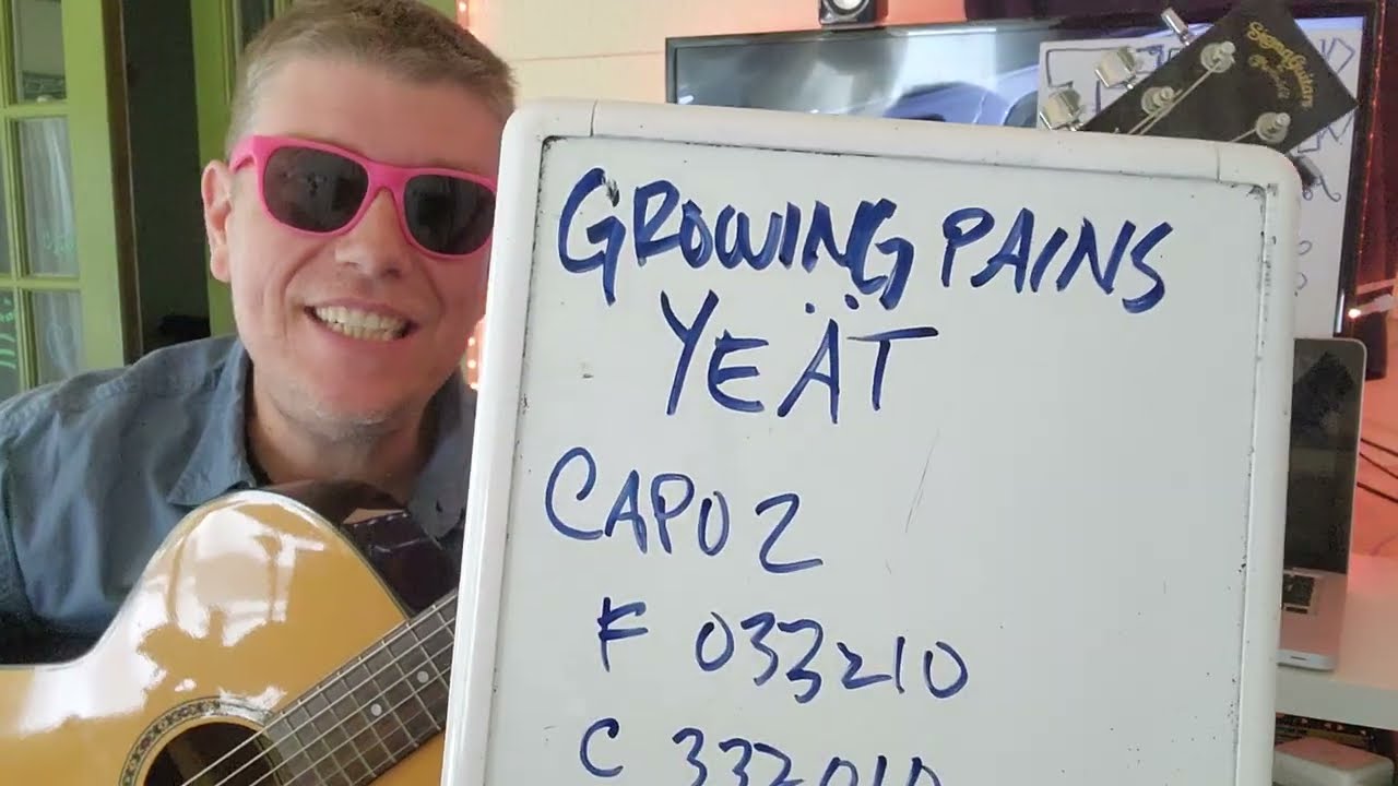 GROWING PAINS - Урок игры на гитаре YEAT (для начинающих)