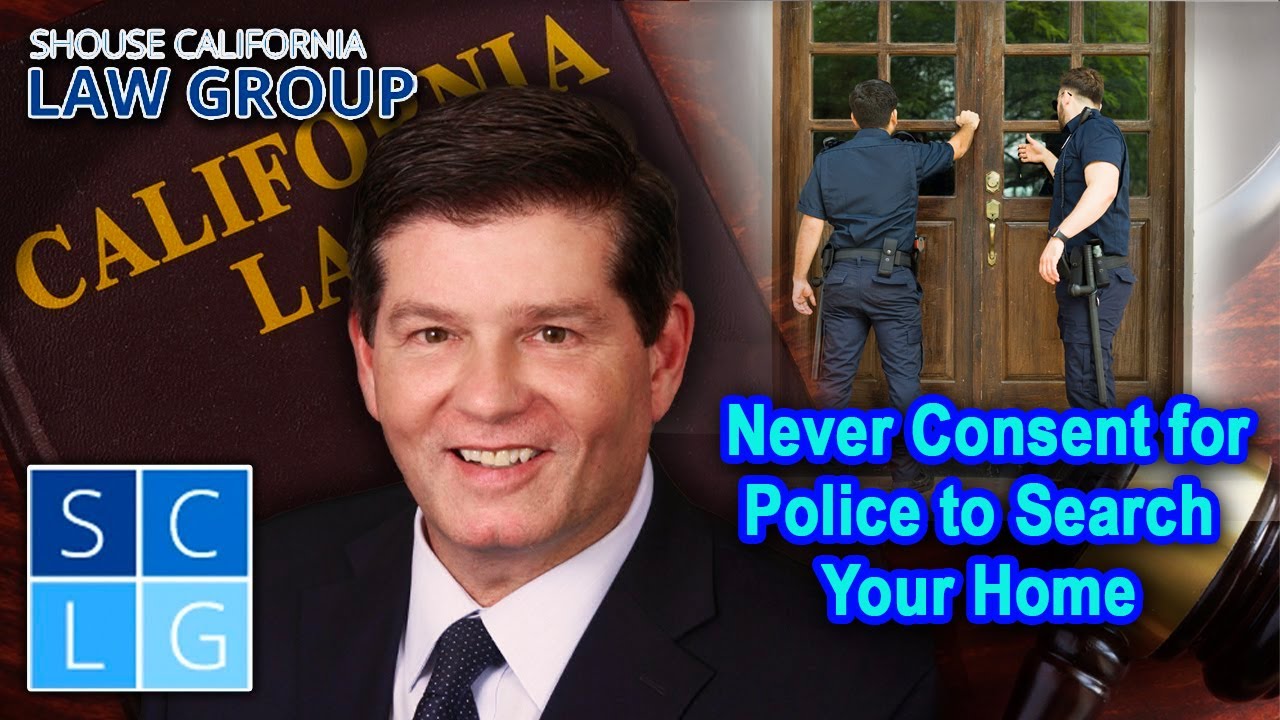 Former Cop: Never consent for police to search your home