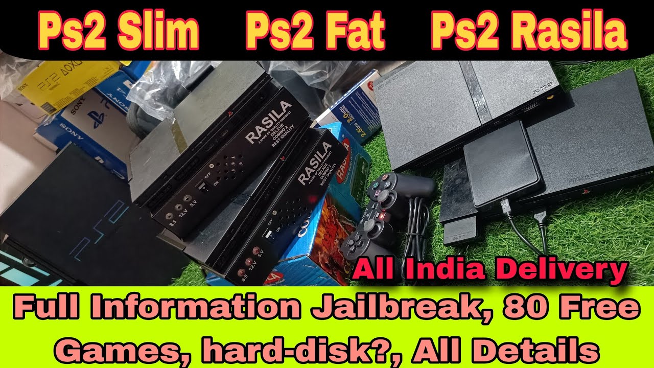 PS2 Slim Price in delhi |  Ps2 in 2023 | PS2 second hand | PS2 full information | Ps2 Rasila combo