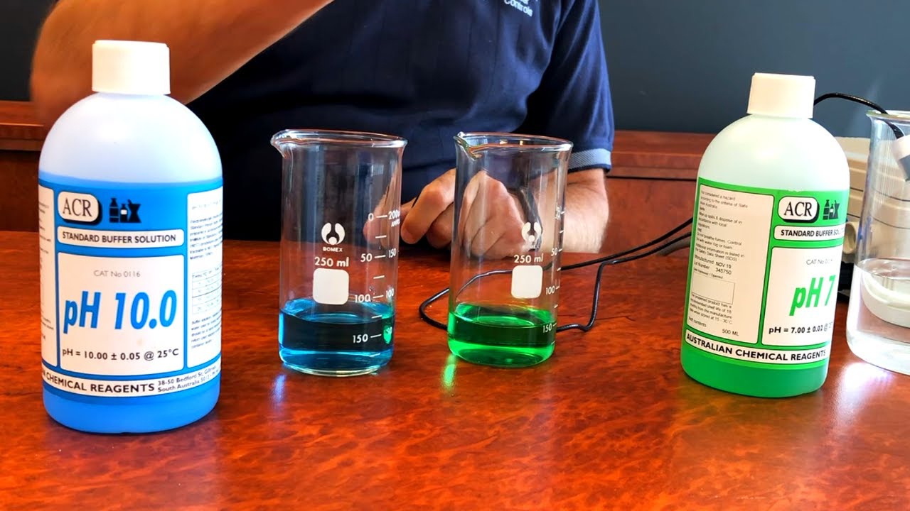 How to Calibrate a pH controller with pH buffer Solutions