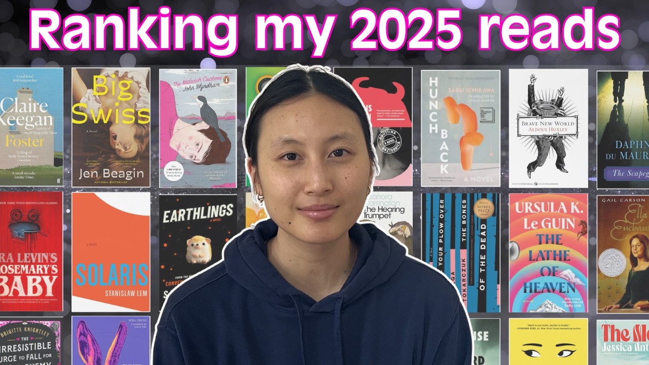 WORST to BEST: ~60 books I read in 2025 ranked (and scored)