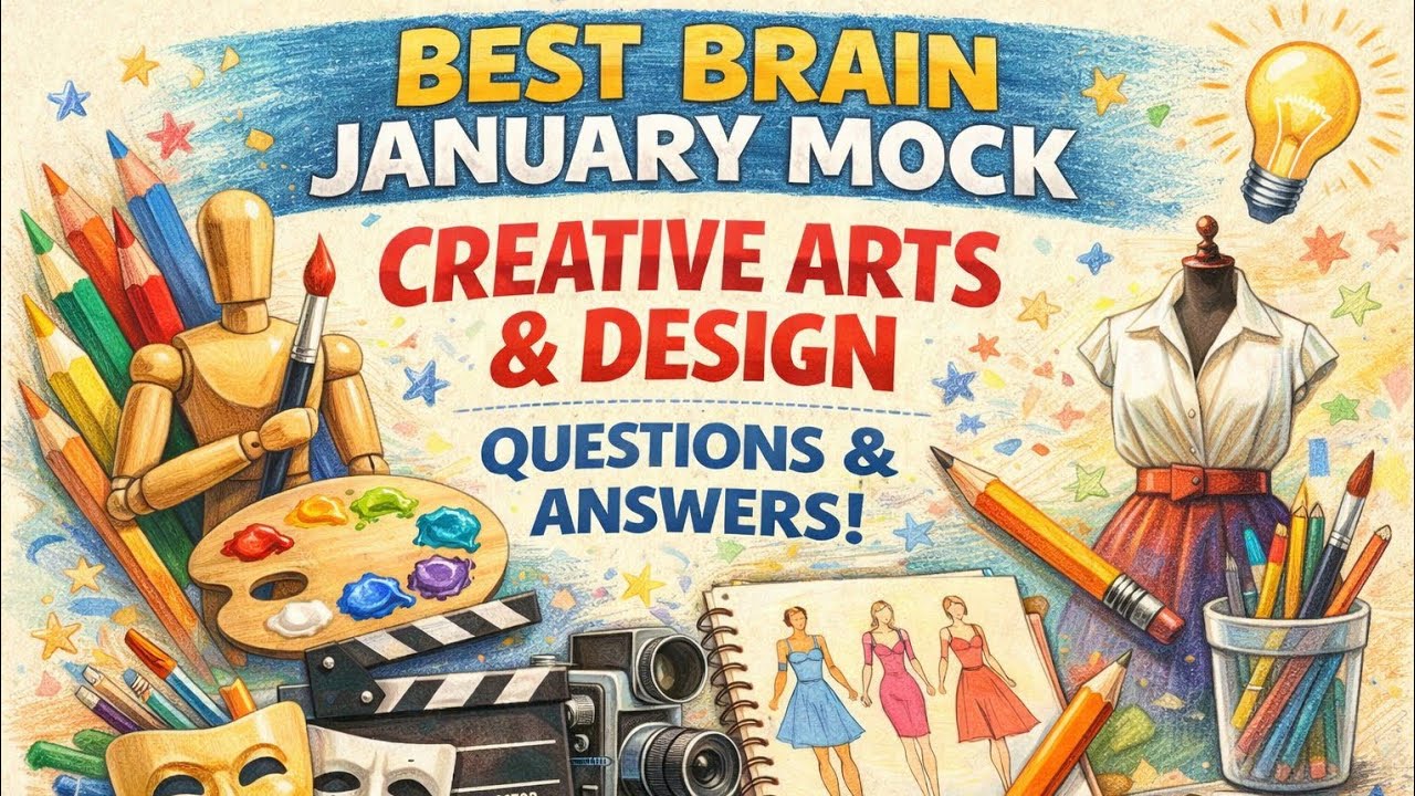 🎨 Best Brain January 2026 (Akwaaba) Mock – Creative Arts & Design | Questions & Answers