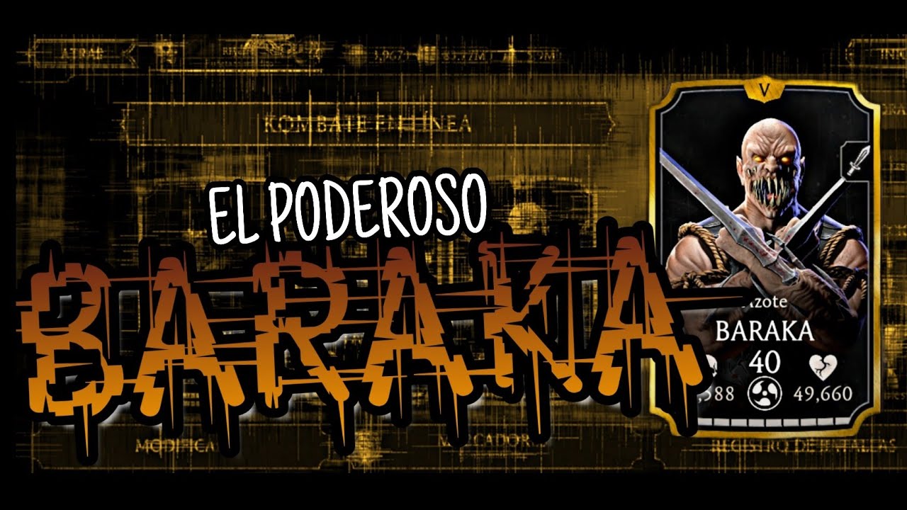 BARAKA  ESTA MAMADÍSIMO (A VECES xD) - Mortal Kombat Mobile - Rhyel