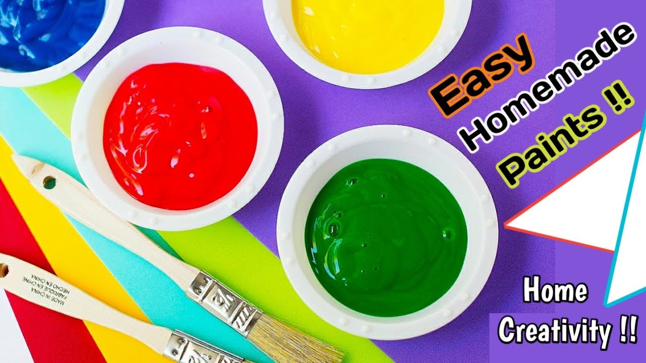 How to make acrylic paint at home | How to make paint at home|How to make colors at home| Diy paint