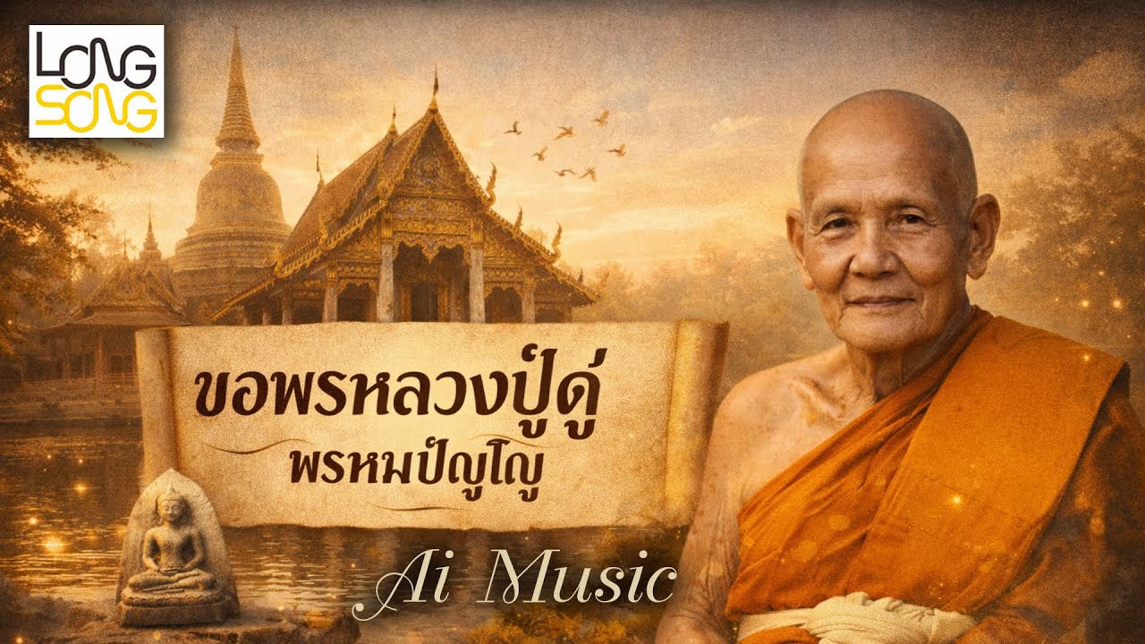 ขอพรหลวงปู่ดู่ พรหมปัญโญ  Ai Music (Audio Version)