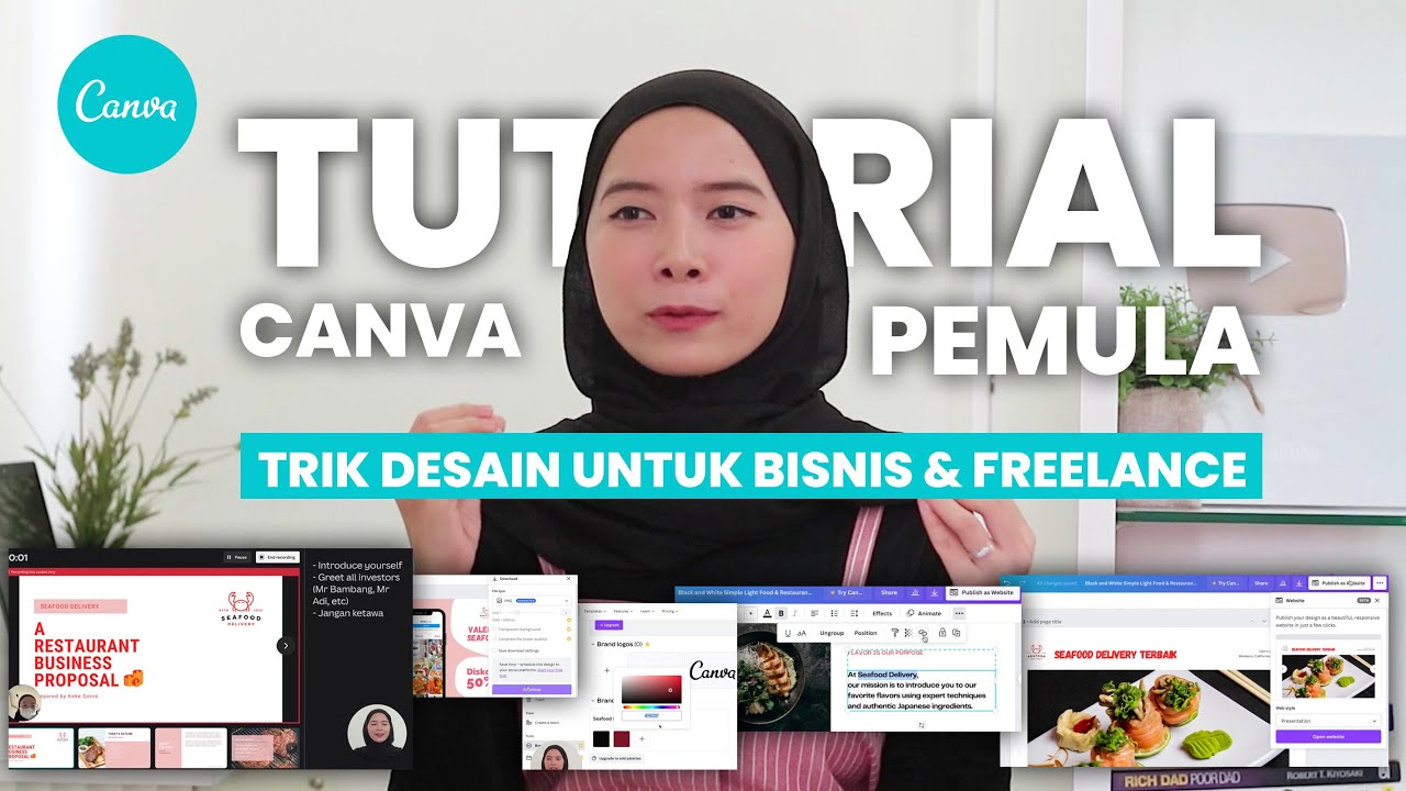 TUTORIAL DESAIN PAKE CANVA UNTUK BISNIS & FREELANCE