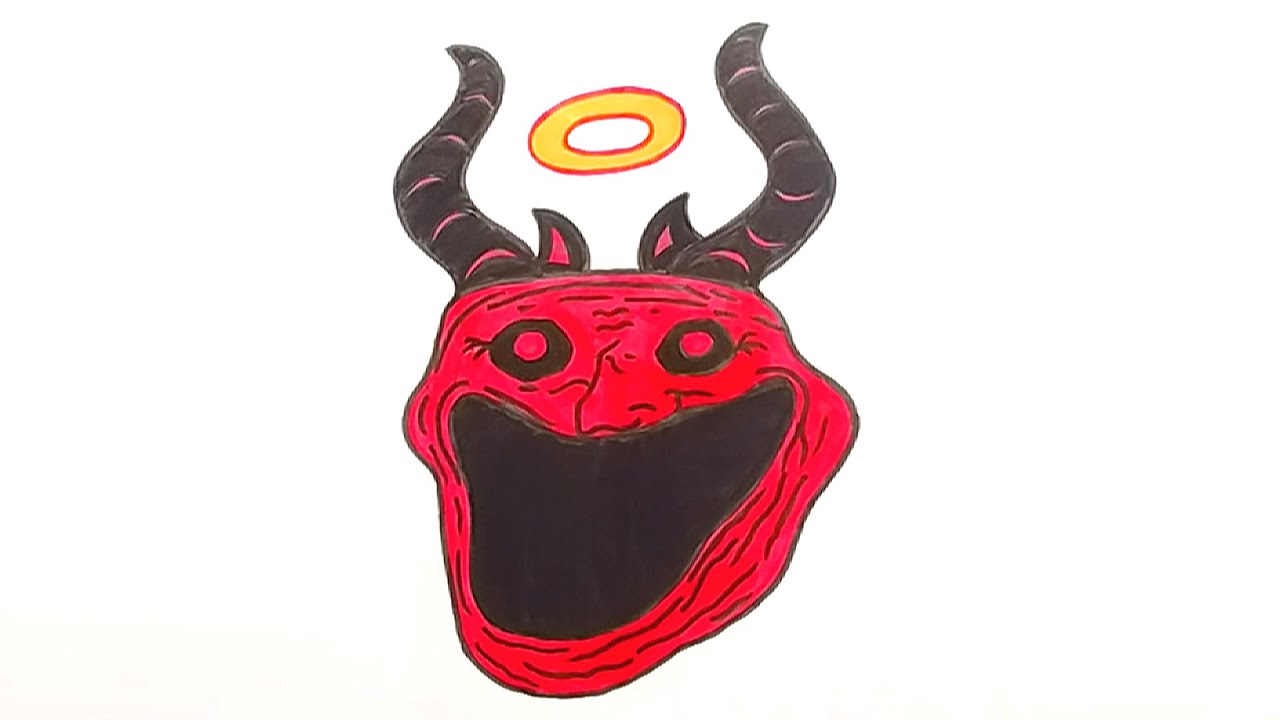 Troll face drawing | how to draw troll face step-by-step 😱🔥