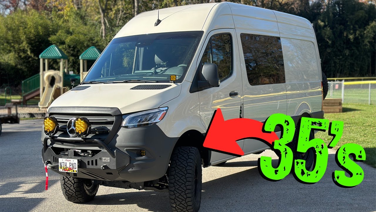Мы построили полноприводный Sprinter 2023 года на 35-дюймовых дисках! - Built2Roam