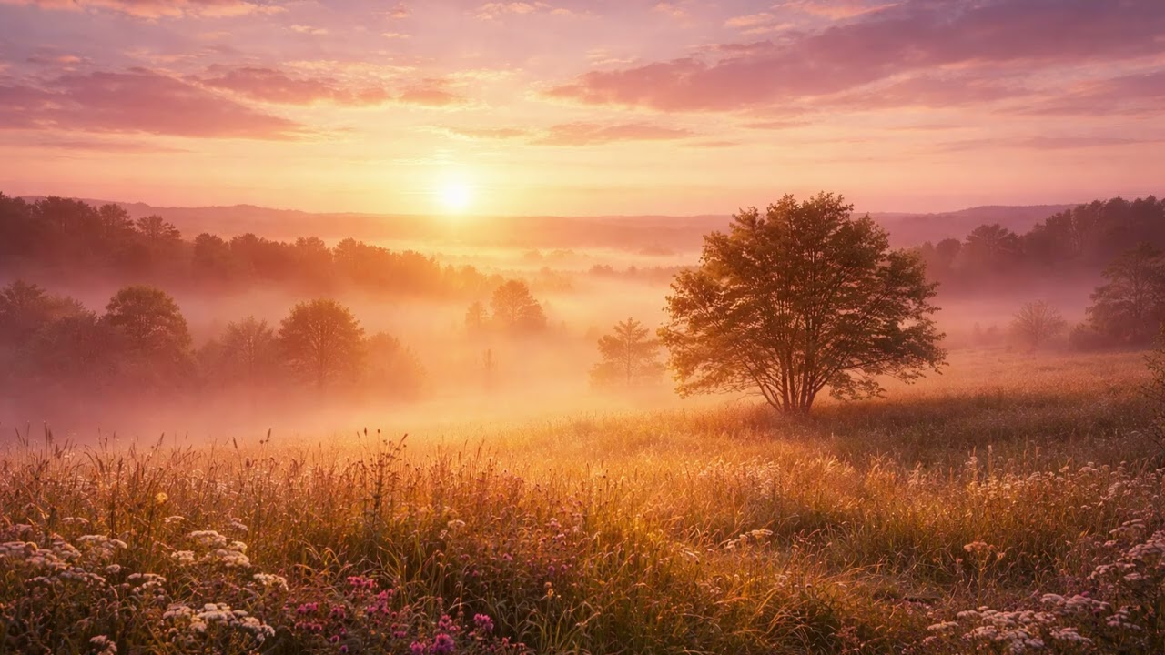 Radiant Lofi Chillhop Chimes & Dawn Synth Light for Renewal 🌅🌫️🌱