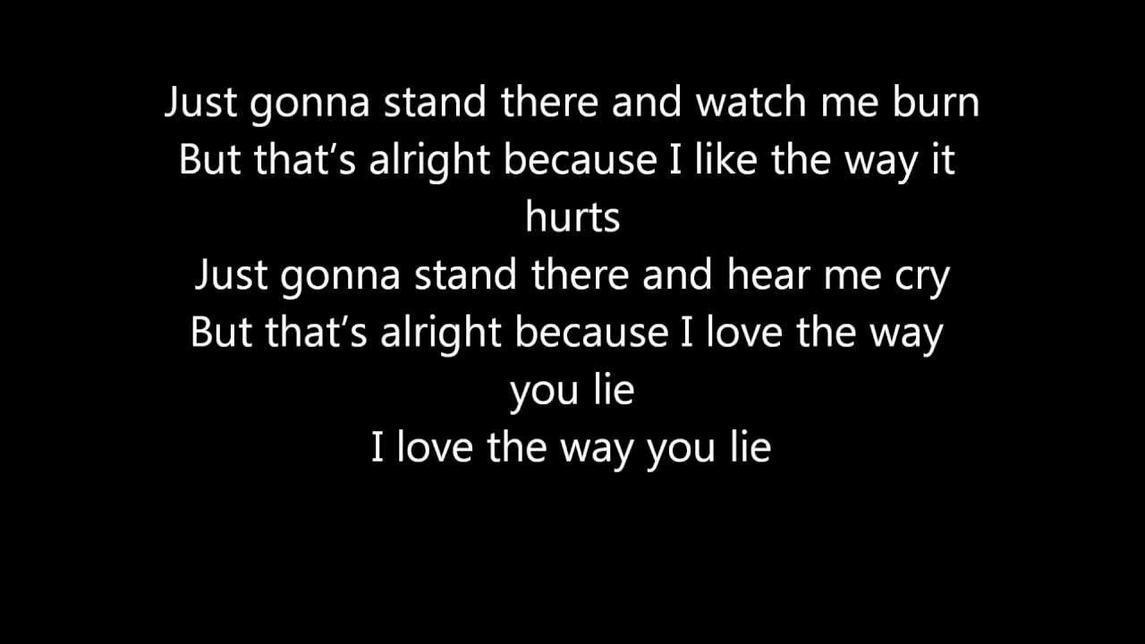 Love The Way You Lie - Eminem Lyrics
