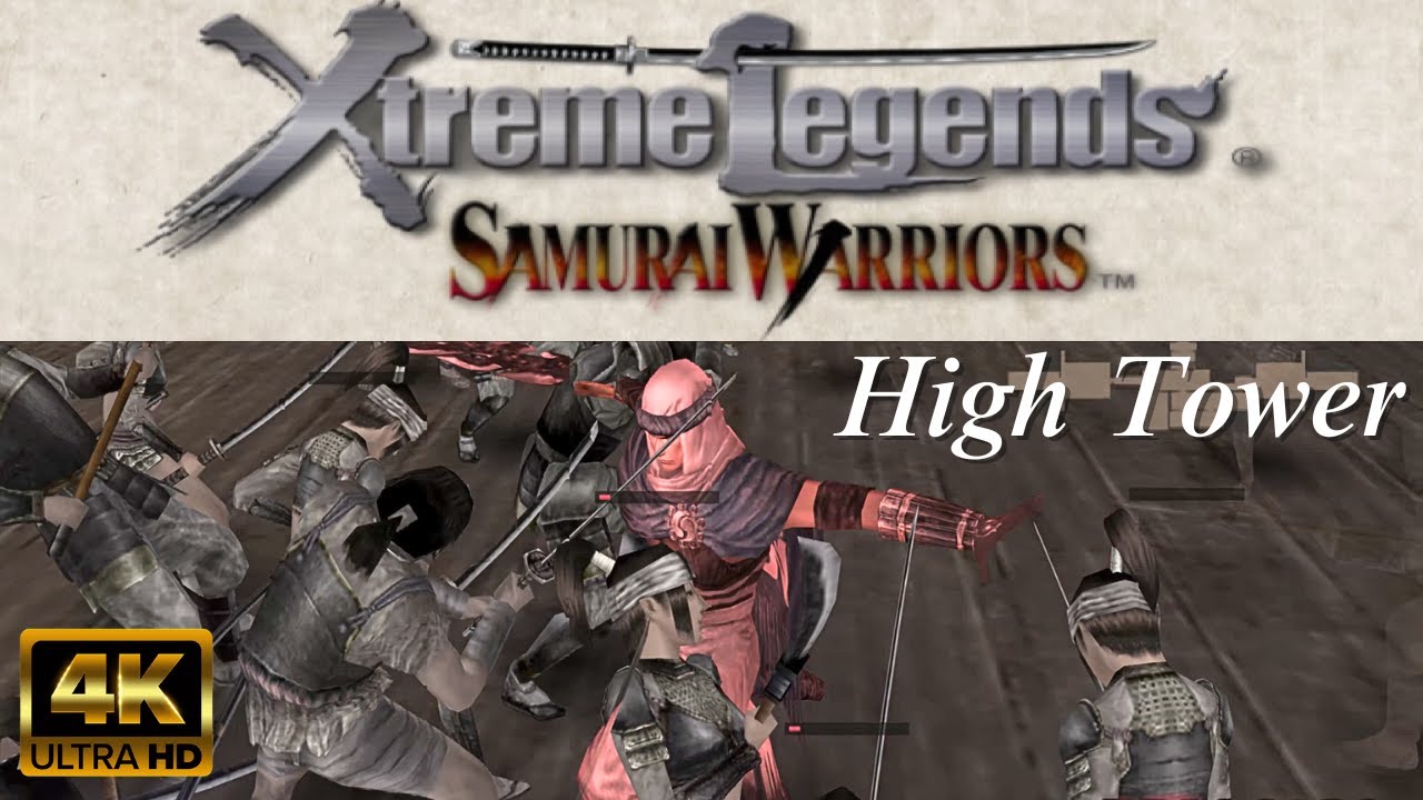 Samurai Warriors: Xtreme Legends [4K60][PS2] - Survival Mode - High Tower (Chaos)