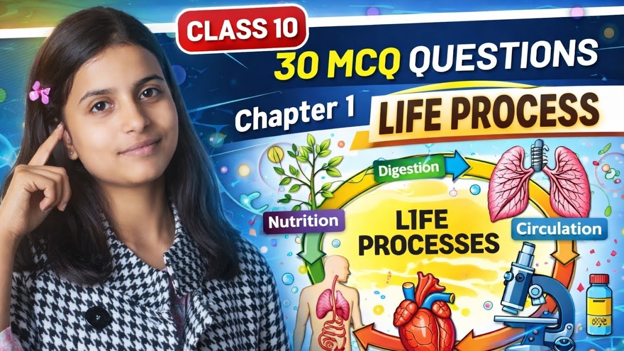  Bihar board class 10th जैव प्रक्रम : टॉप Objective Questions ✅✅
