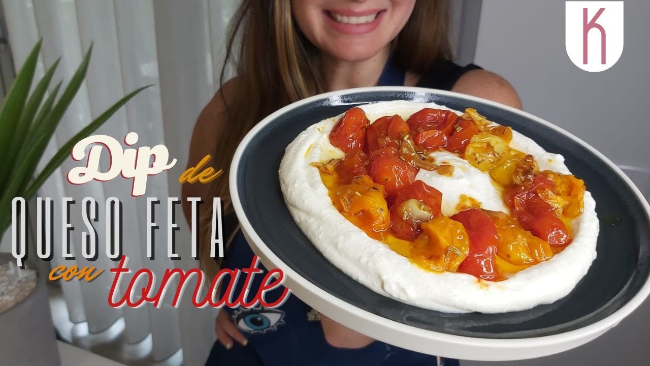 Te enseño como preparar un Delicioso DIP de Queso FETA.