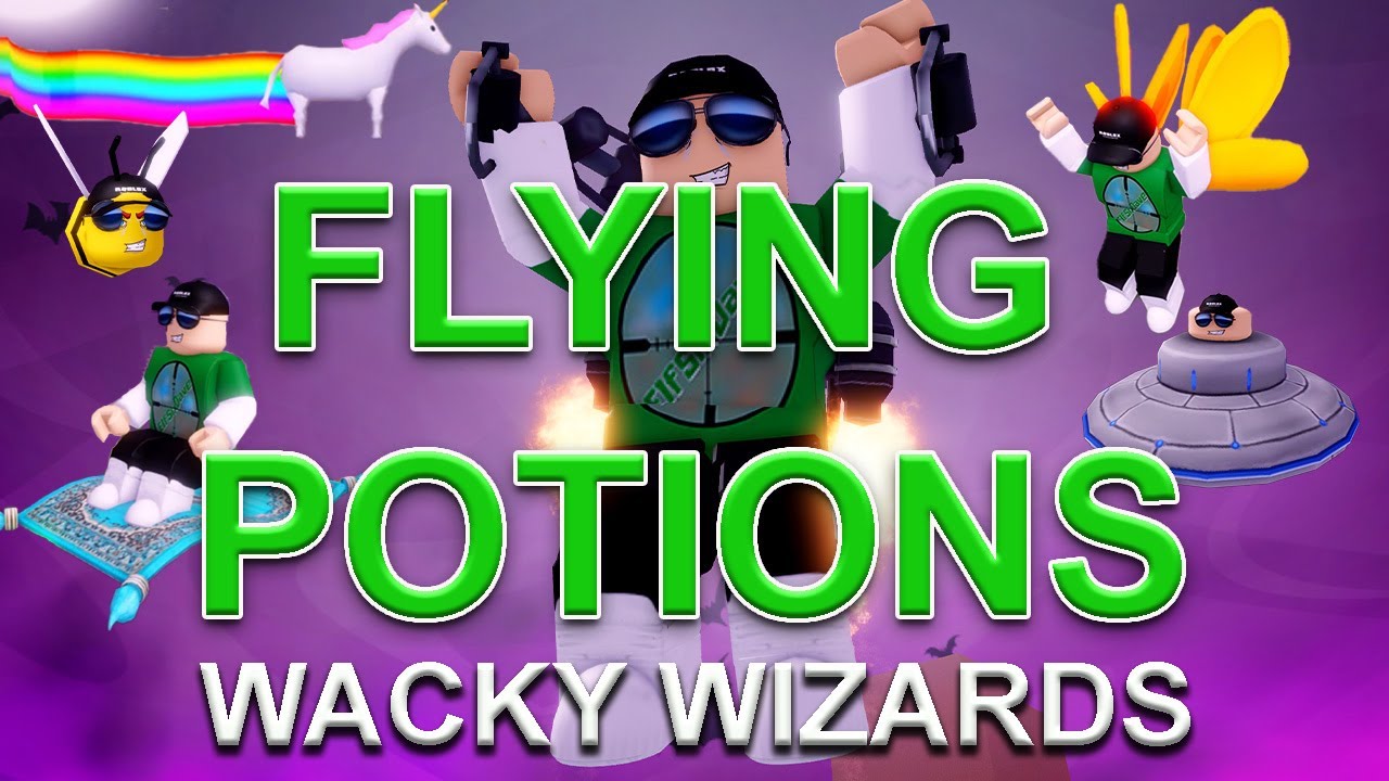 Все летающие зелья 🧙‍♂️Wacky Wizards🧙‍♂️ Roblox Как летать