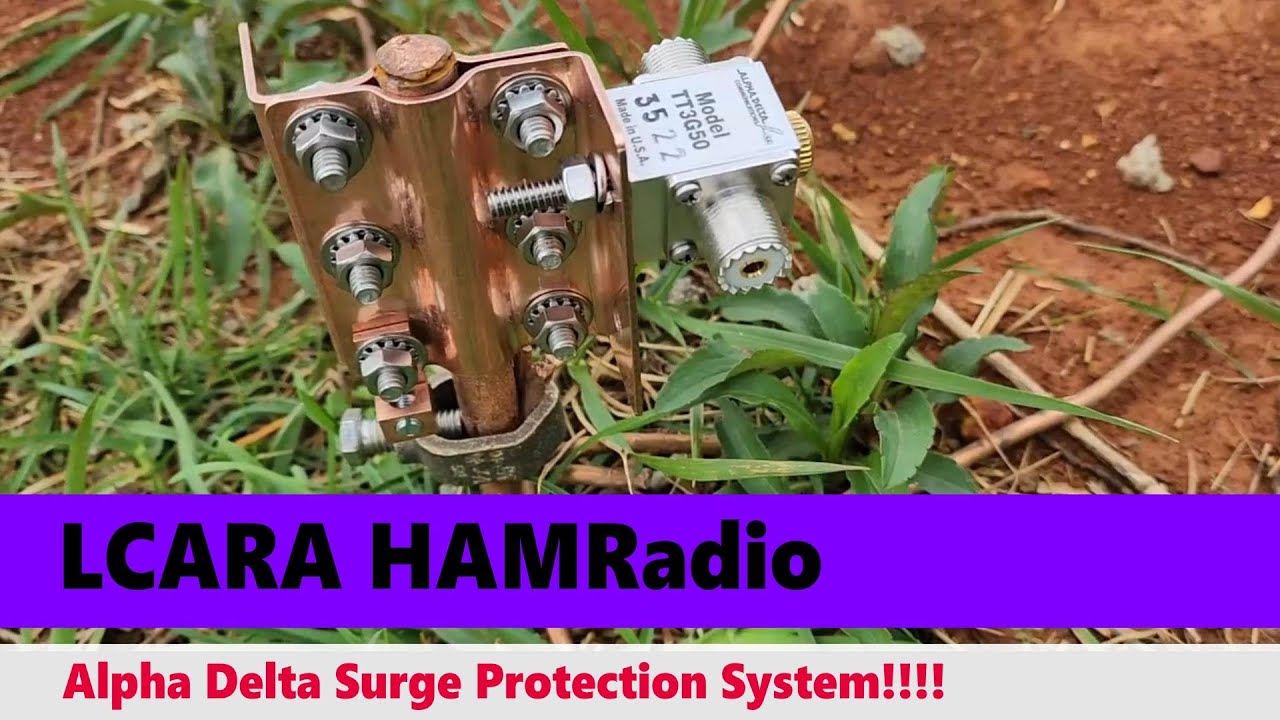 LCARA HAM Radio: Alpha Delta Lightning Surge Protector System!!!!