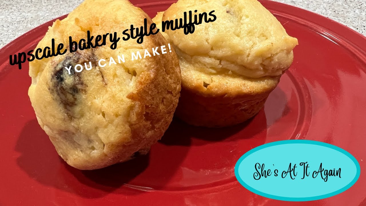Dried Cherry Cheesecake Muffins