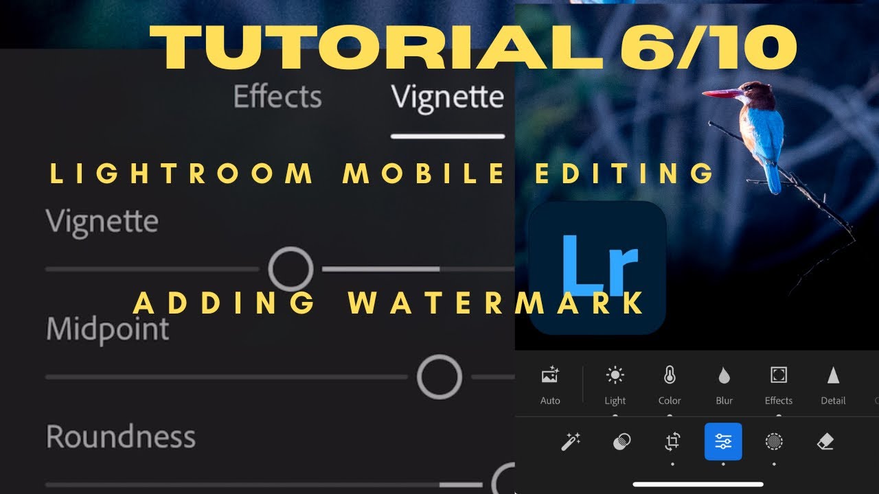 How to Add a Watermark to Photos in Lightroom Mobile (Edit With Me)
