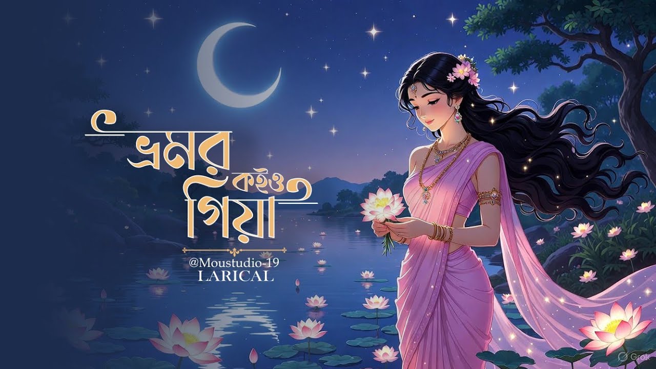 Bhromor Koiyo Giya (ভ্রমর কইও গিয়া) | Pousali | Krishna Naam | @Moustudio-19 @aalosocial 