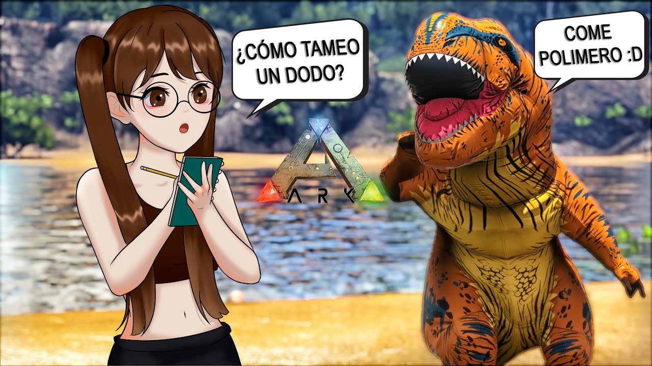 ENSEÑÉ a una AMIGA COMO JUGAR ARK y TODO SE DESCONTROLO...