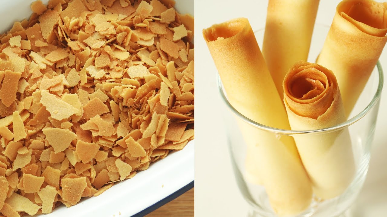 초간단 흰자처리 베이킹, 파에테 포요틴 만들기 Paillete Feuilletine Recipe
