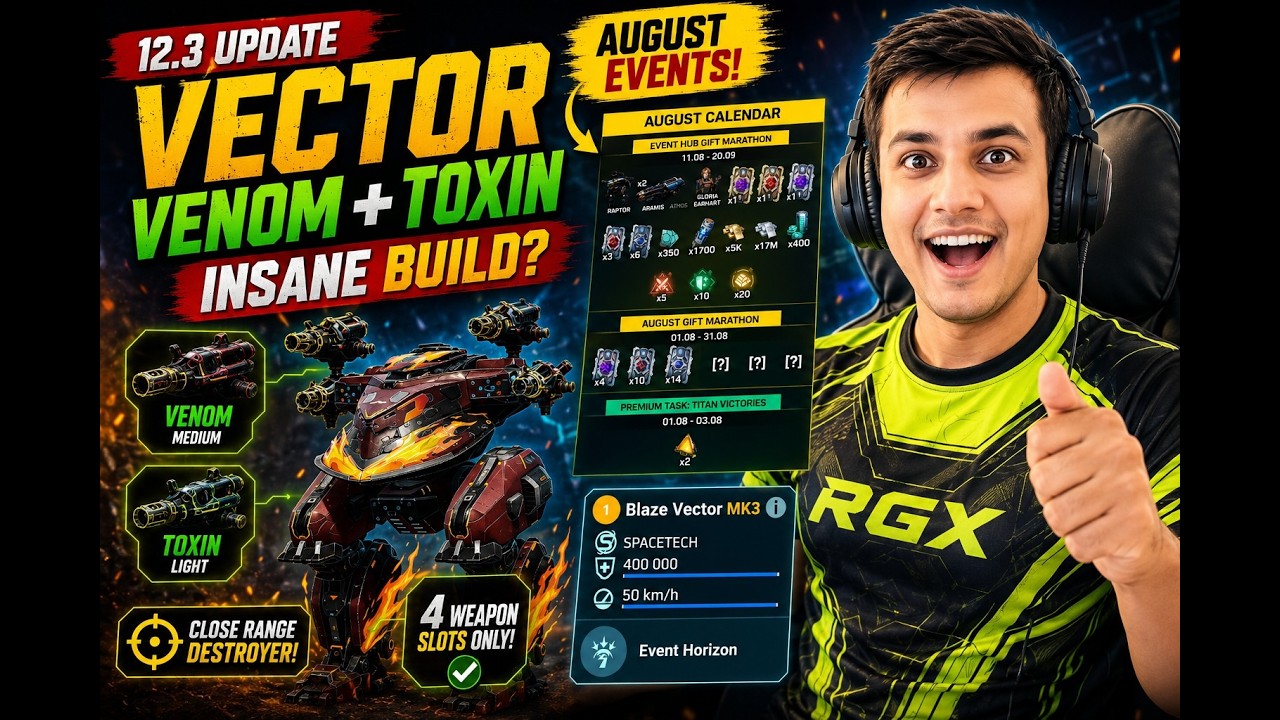 I Tested VECTOR With VENOM + TOXIN&hellip; The Results Surprised Me! | War Robots 12.3 Updates