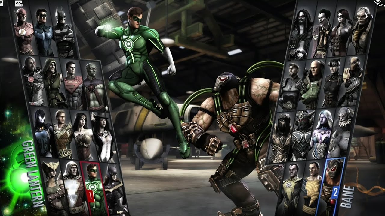Green Lantern Vs Bane INJUSTICE Gods Among Us