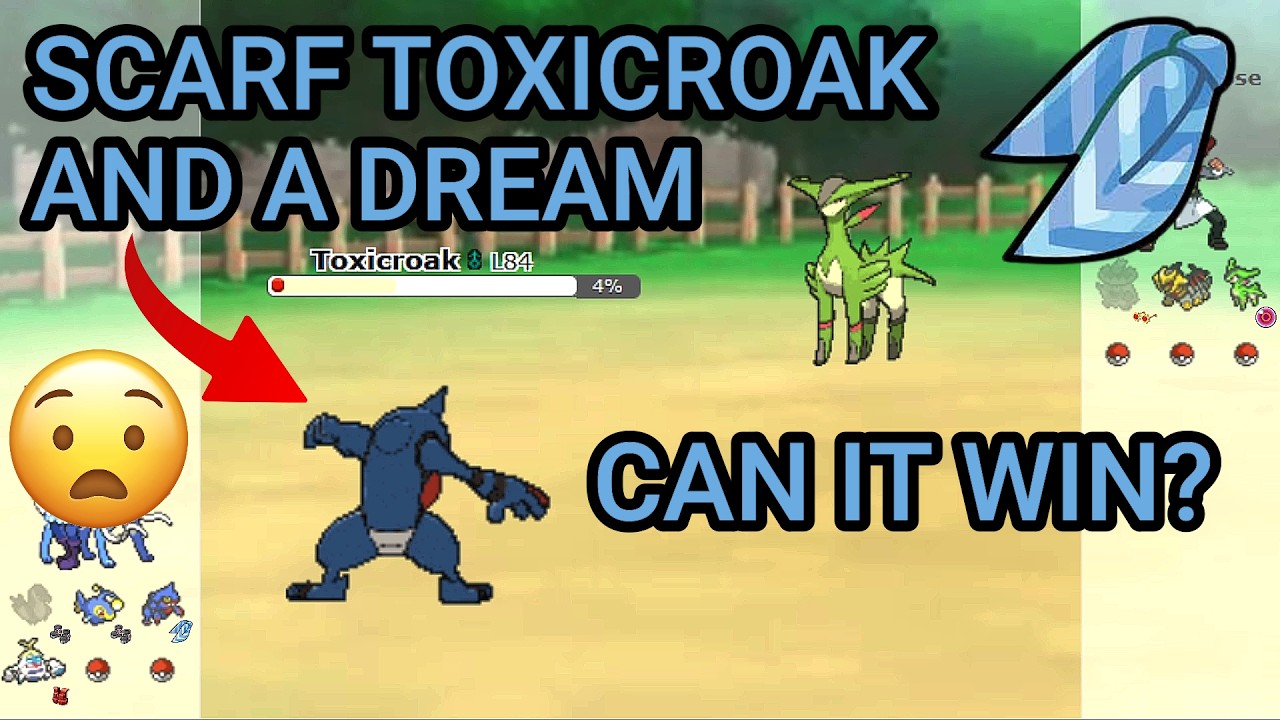 Scarf Toxicroak And A Dream! (Pokemon Showdown Random Battles) (High Ladder)