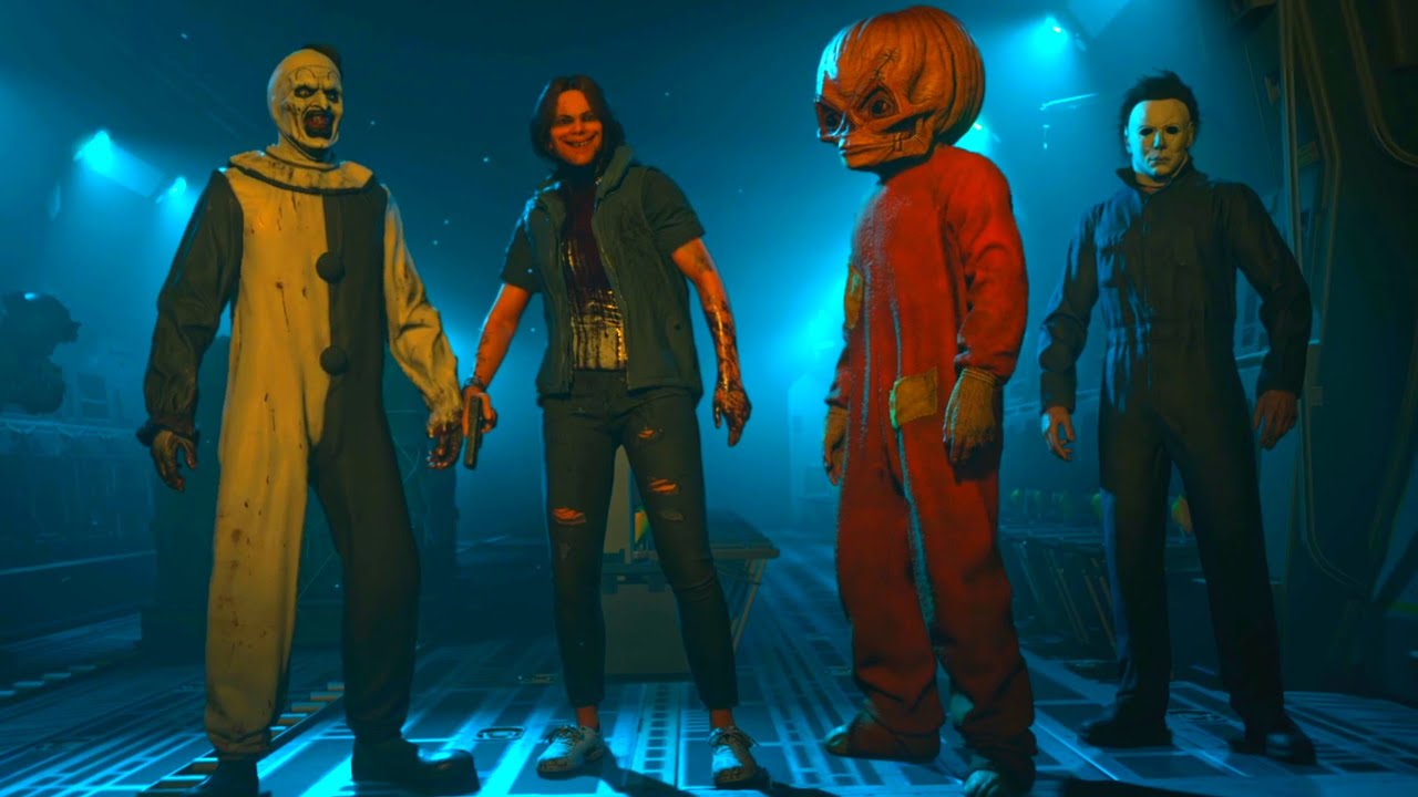 MW3 Halloween Horror Squad (Terrifier Michael Myers Sam Trick r Treat SMILE)