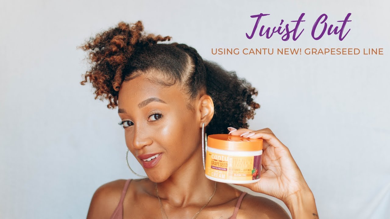 Sooo ... About This CANTU Grapeseed Collection | Easy Natural Hairstyle
