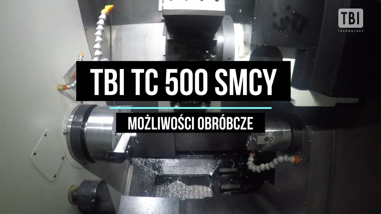 TBI TC 500 SMCY | Tokarka CNC z przeciw-wrzecionem | TBI Technology