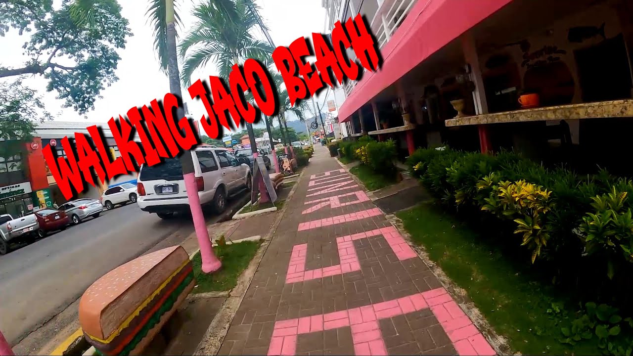 I Arrived in Jaco, Costa Rica from Bus Stop to the Casa.