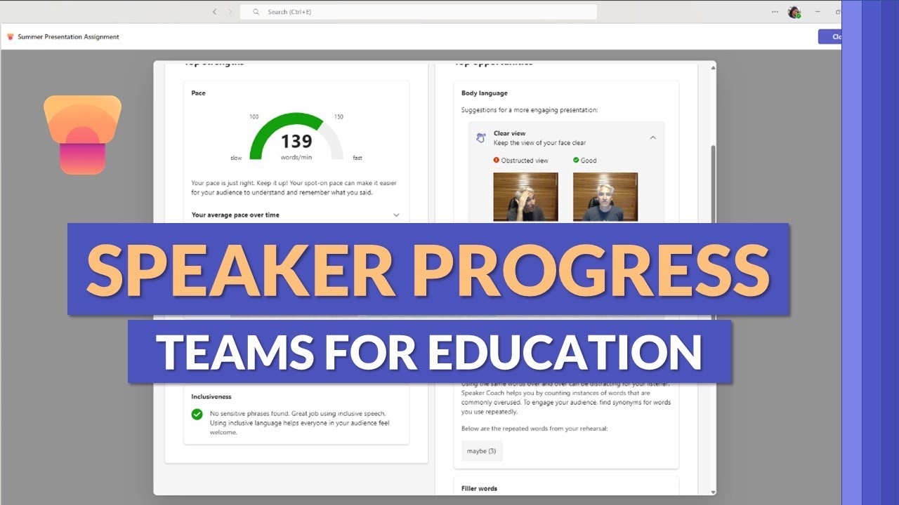 Как использовать функцию «Прогресс докладчика» в Microsoft Teams для образования