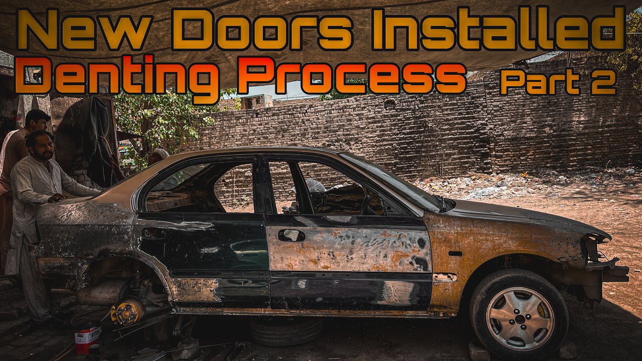 Denting Process civic 2000 Part 2 | New doors installed |