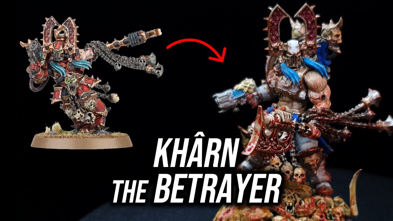 Kitbashing an Epic Khârn using 3 different models