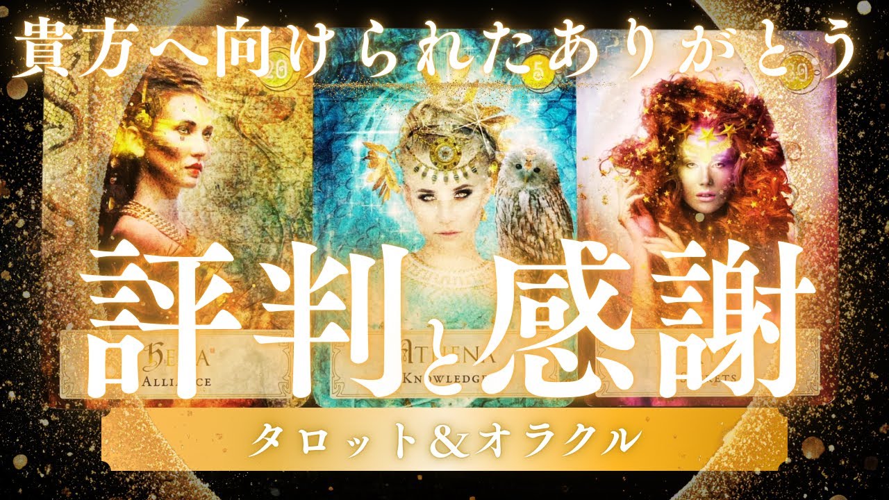 貴方に向けられた評判や感謝🌹✨おすすめワーク是非やってみて🙋‍♀️タロット&オラクル
