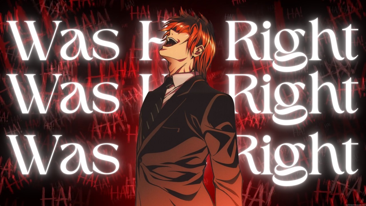 Was Light Yagami Actually Right? | DEATH NOTE