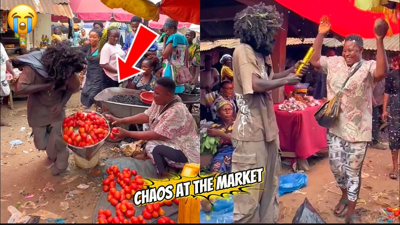 CHAOS AT THE MARKET..ONE WOMAN MADE A CHOICE 😳🍅 #Kindness #FaithInHumanity  #GoodDeeds #ViralStory