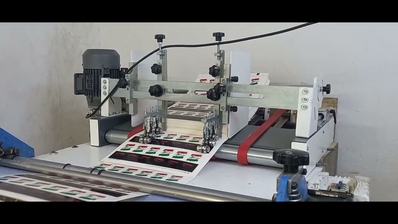Manüel Makinalarınıza Kağıt Yürütme Aparatı -#etiket #matbaa #sıvama #machine #makine #manuel