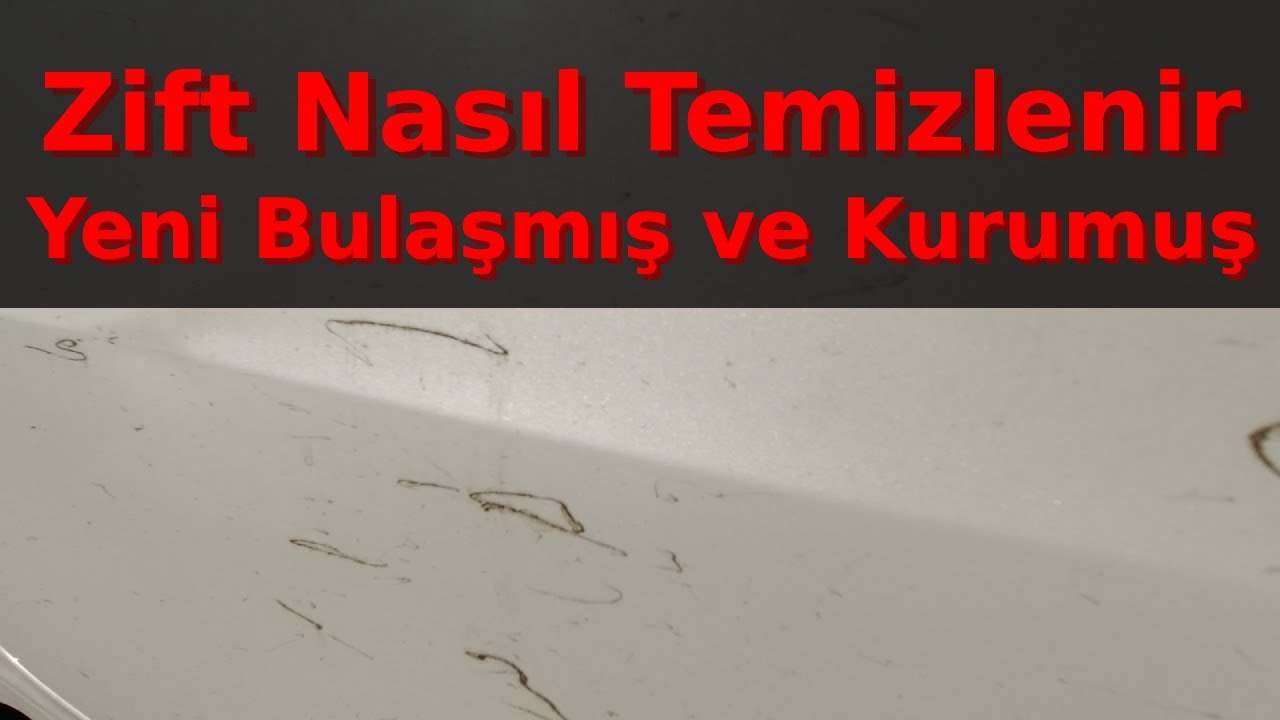 Zift Nasıl Temizlenir? Kurumuş veya Yeni Bulaşmış 👍 Pratik Yöntem