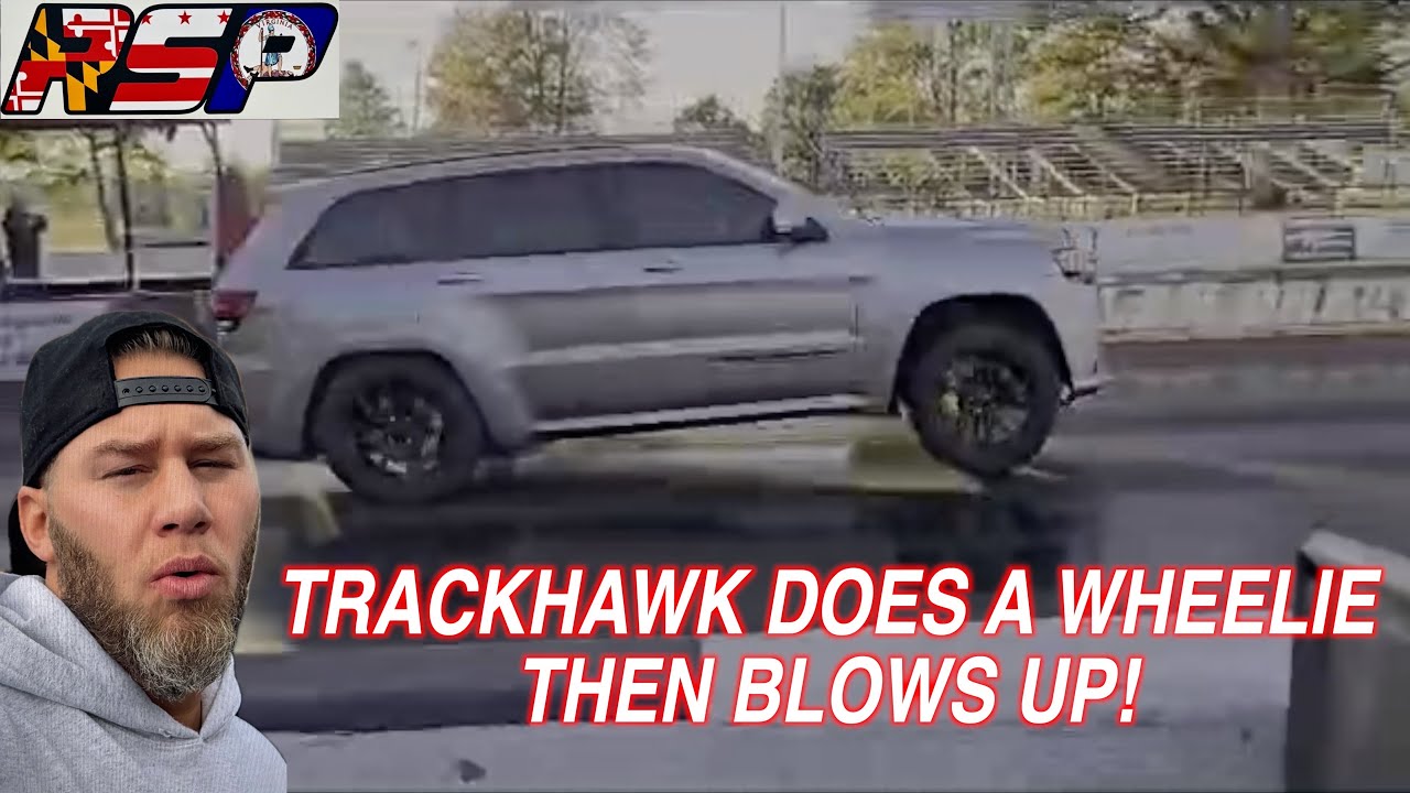 426 TRACKHAWK DOES WHEELIE BLOWS UP THEN GETS WHIPPLE - RSPDMV SHOP MADNESS!