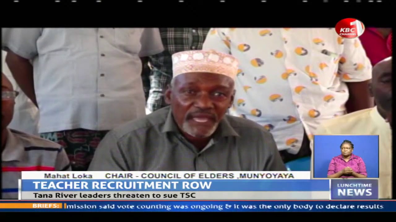 Tana River leaders threaten to sue TSC for not picking locals for advertised slots