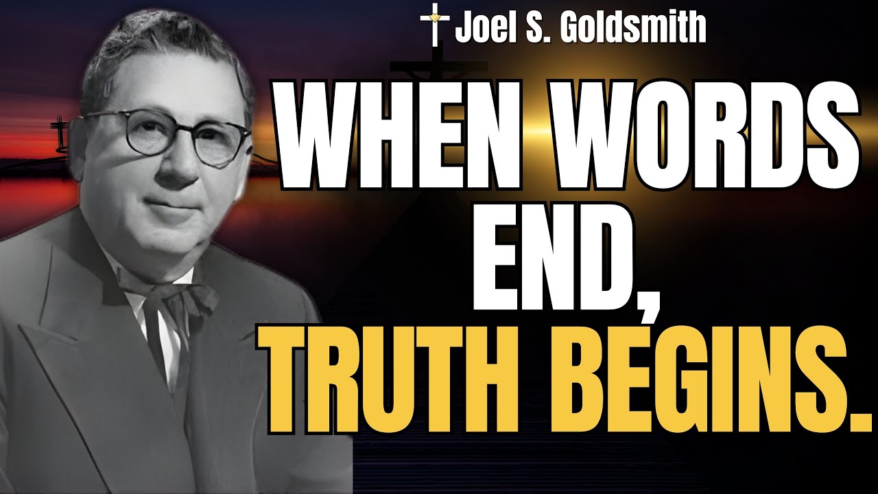 STOP SAYING “I AM” — Discover the Power of STILLNESS | Joel S. Goldsmith