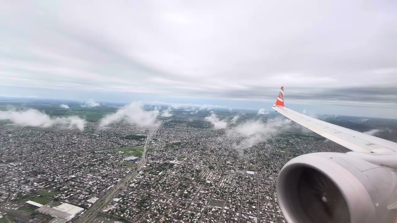 Pouso em Buenos Aires Ezeiza - Boeing 737MAX8 GOL