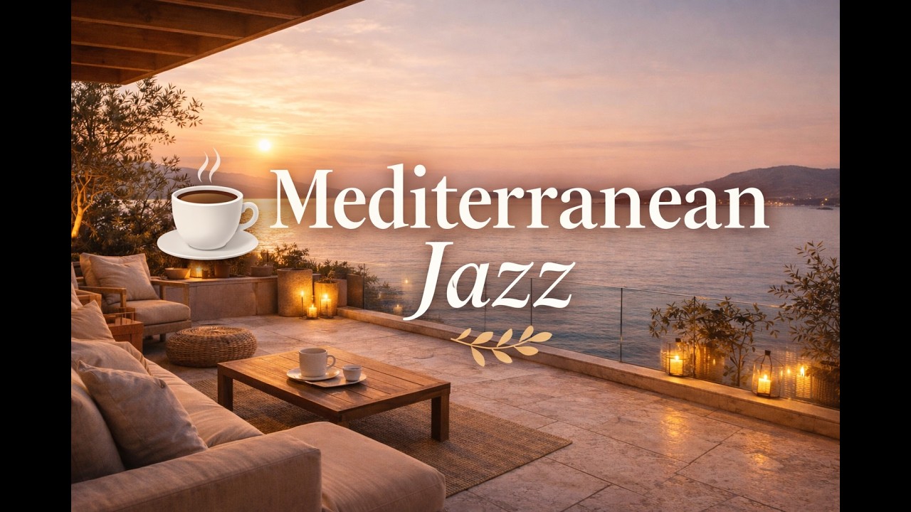 Dalmatian Terrace Jazz ☀️ Relaxing Mediterranean Ambient Music | 2 Hours