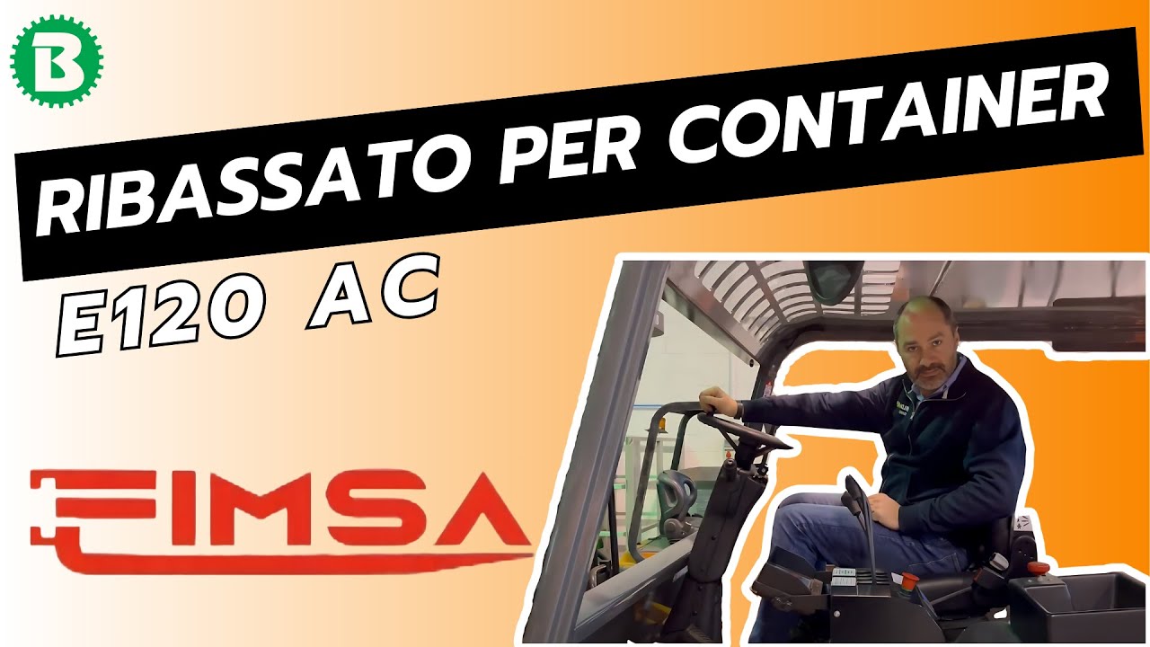 Carrello elevatore elettronico, Electronic forklift 12 Tons - Fimsa Baldi E 120 AC - Made in Italy