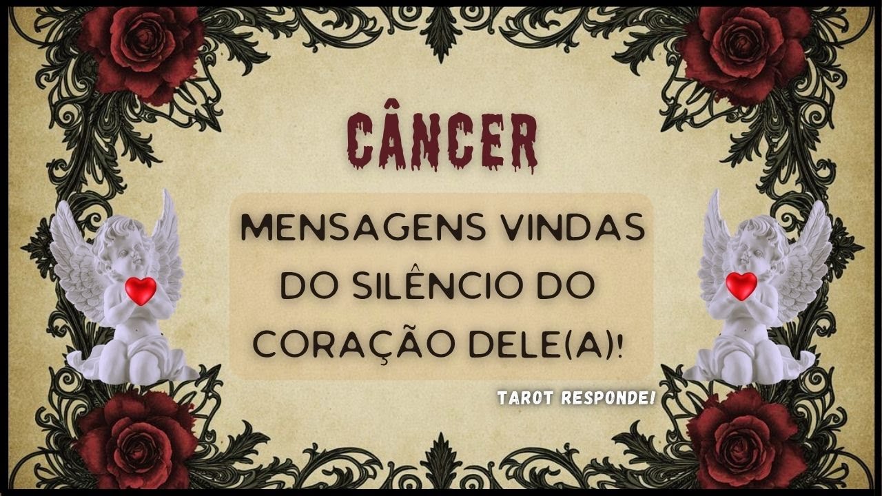♋ CÂNCER 🕊️ MENSAGENS DO CORAÇÃO DELE • NOSSO ENCONTRO NÃO FOI POR ACASO! EU QUERO VOCÊ! MAS...