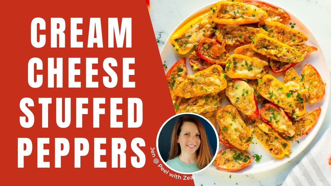 Cream Cheese Stuffed Peppers | Gluten Free Appetizer Recipe